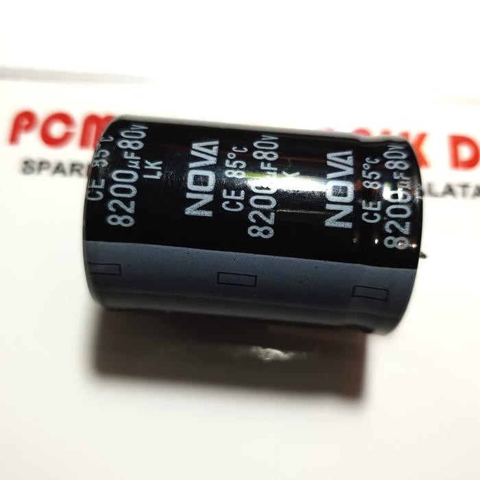 CAPASITOR KAPASITOR ELCO 8200UF 80VOLT 8200 UF 80V