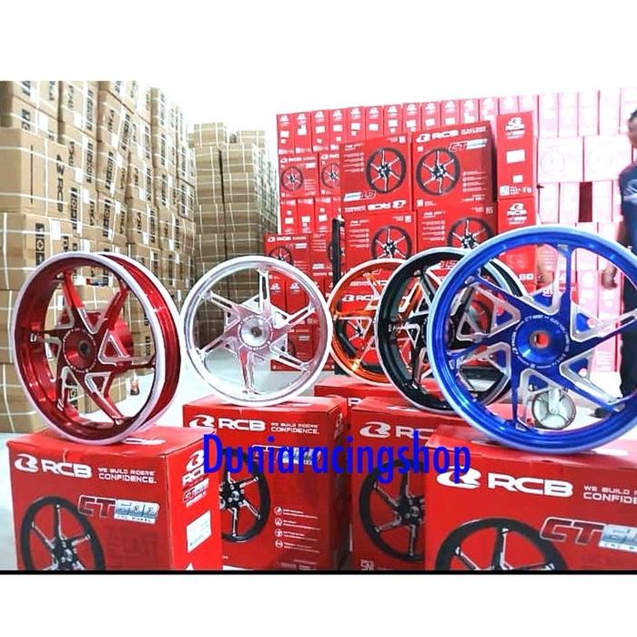 Velg Rcb Pelek Rcb Ct600 Cnc Vario 125 Vario 150 Vario 160 Cbs Velg Racing Rcb Ct 600 Palang 6 Merah