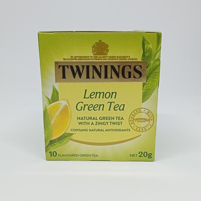 

Teh Twinings Lemon Green Tea 10 Bag 20 Gram