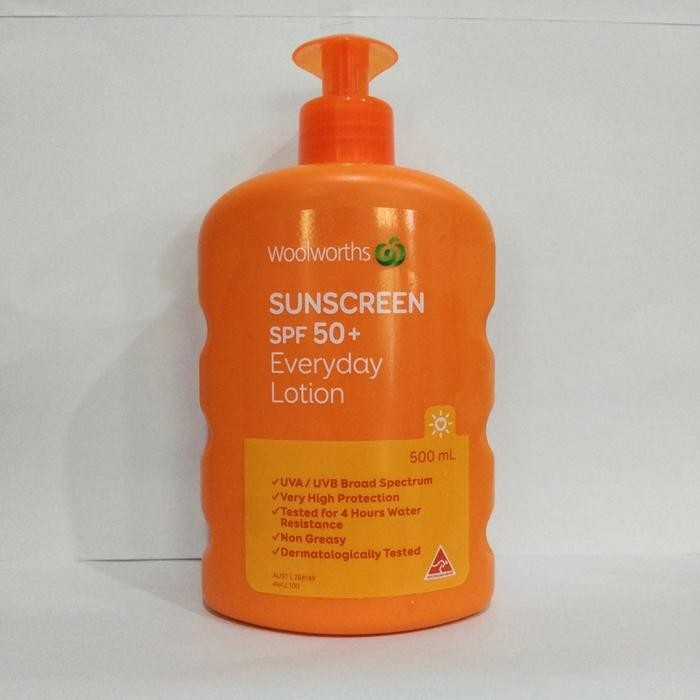 

Woolworths Sunscreen Spf 50+ Everyday Lotion 500Ml /Australia
