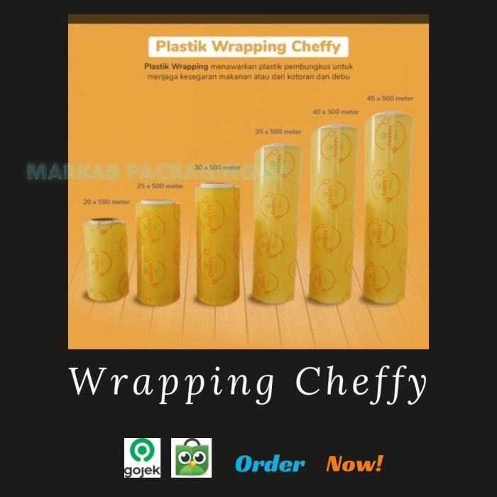 plastik wrapping roll cheffy - stretch film shopee termurah