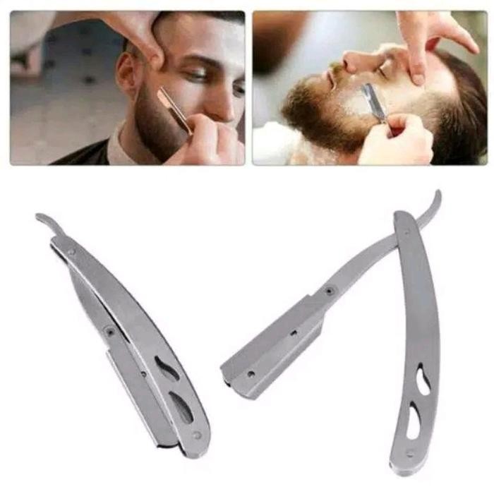 HPPB Razor Besi Silver / Pisau Cukur Isi Ulang Silet Kumis