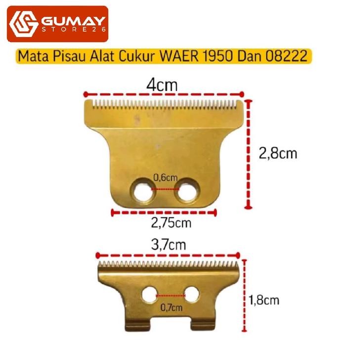 HPPB Sparepart Mata Pisau Cukur T9 Kemei Dll