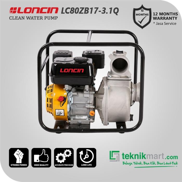 Loncin Water Pump Lc 80 Zb 17-3.1 Q3 (3'')