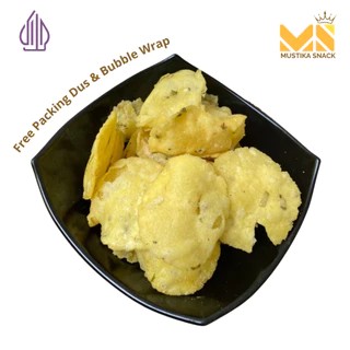 

1Kg Kecimpring Singkong Daun Bawang Comring Cemilan Khas Gurih Renyah