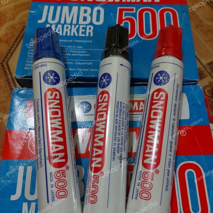 

New spidol snowman permanent JUMBO marker