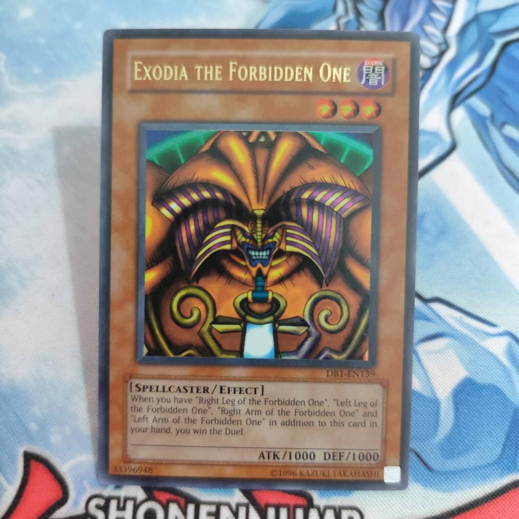 yugioh exodia the forbidden one jadul DB1 ultra rare  original