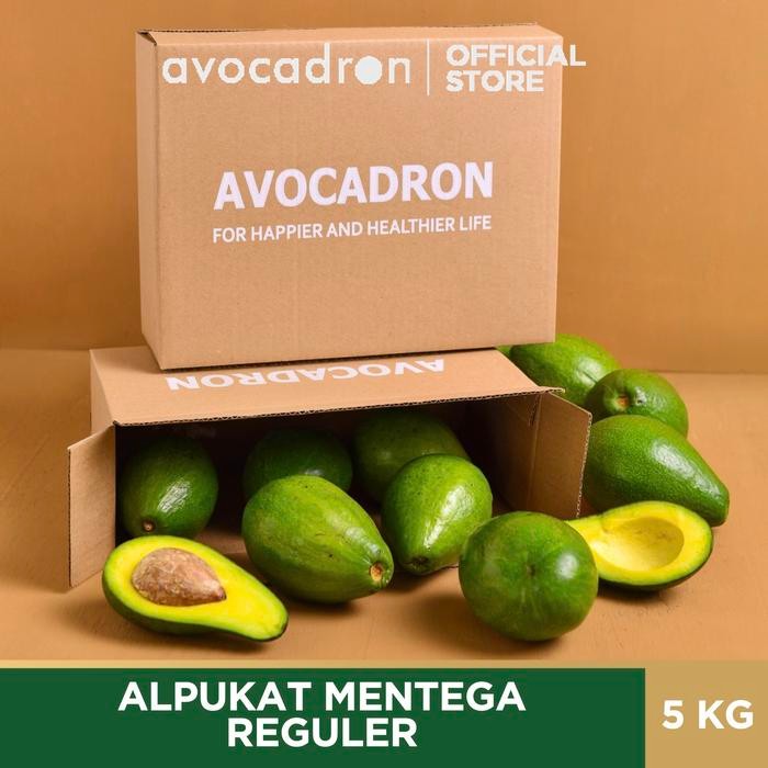 

SIAPKIRIM [PAKET 5 KG] ALPUKAT MENTEGA REGULER AVOCADRON READY STOCK