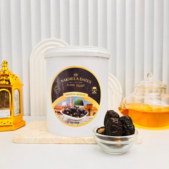 

ASLI Kurma Ajwa packing Exlusif ember 850gr READY STOCK