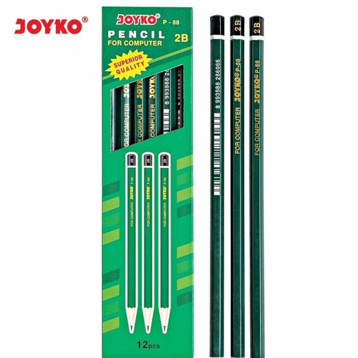 

New Joyko Stationery Pensil 2B Joyko P88 1 Lusin (12 Pcs)
