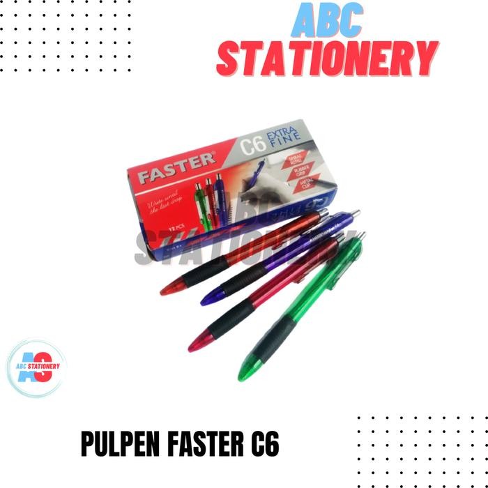 

New Pulpen Faster C6 (isi 12 buah)