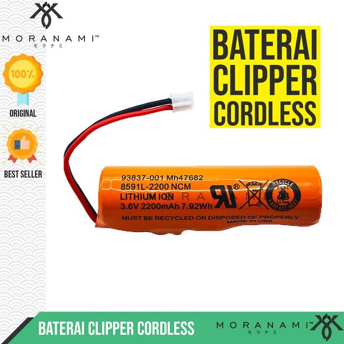 Baterai Clipper Cordless Alat Cukur Rambut Hair Clipper Super Taper Magic Clip Senior 1919