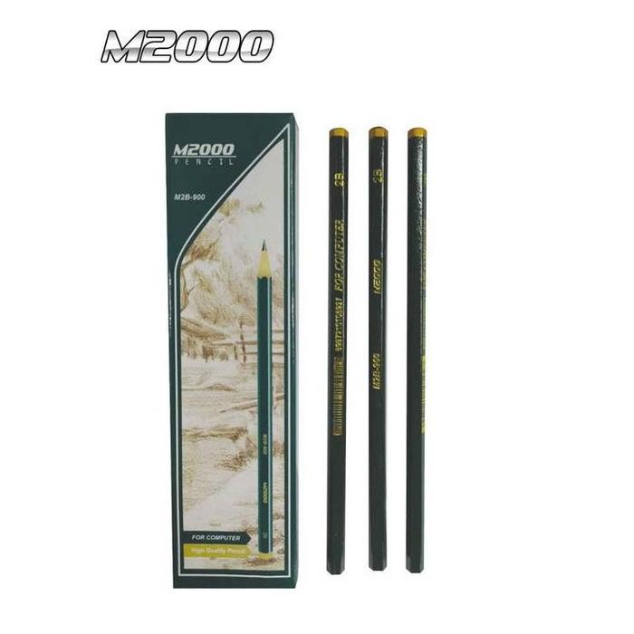 

New Pensil 2B Raut Murah M2000 Montana 1 PAK ISI 12 PCS / Pencil 2B / Pinsil 2B M2B-900