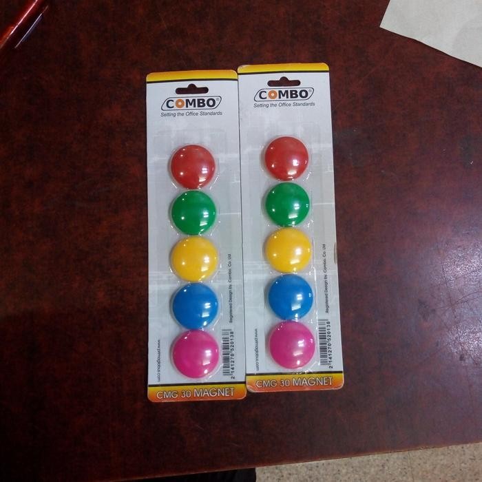 

New Magnet warna bulat besar papan tulis isi banyak