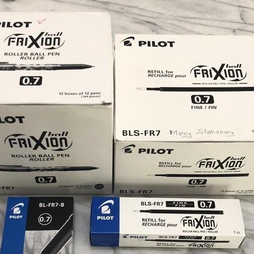 

New Refill Pen Frixion Asli - Isi Pen Frixion Pilot Hitam Biru 0.7 & 0.5 Original Frixion