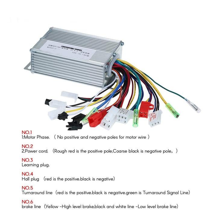 36V/48V 350W Brushless Motor Controller Dc Motor Regulator Speed Controller
