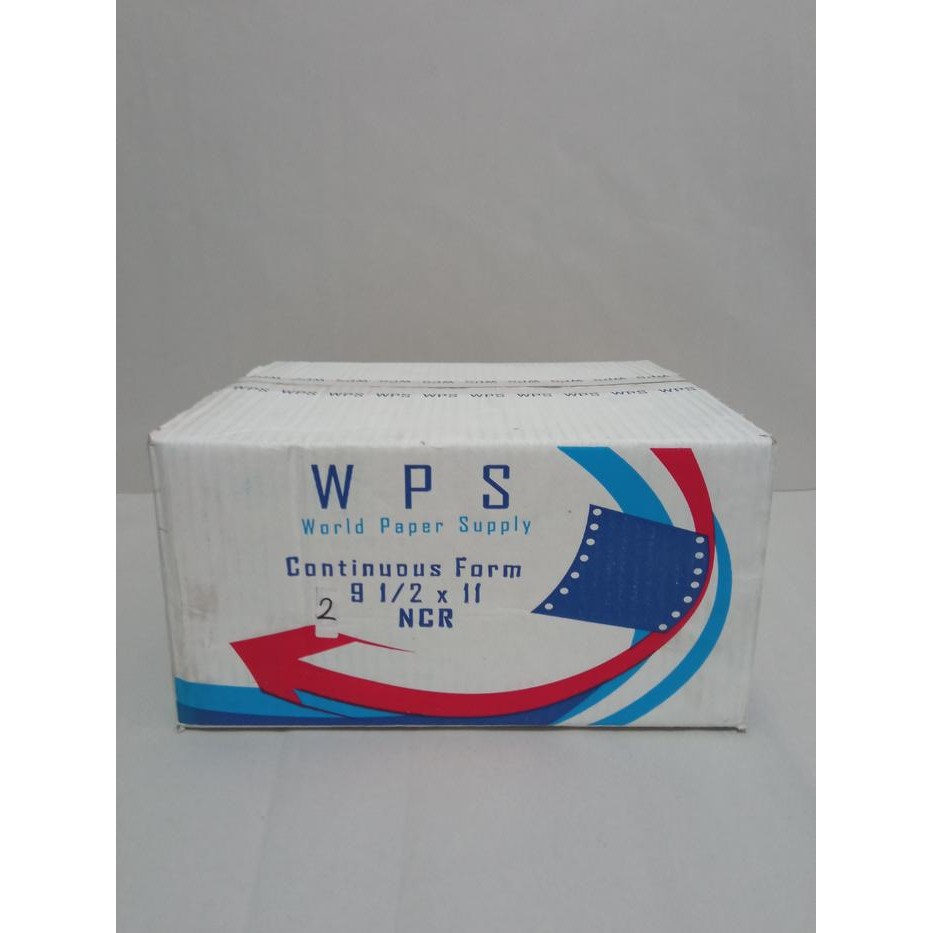 

HOT SALE WPS Continous Form 91/2 x 11 2 Ply ( K2 WPS ) NCR