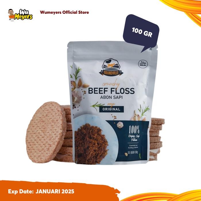 

Promo Grandville Abon Sapi Crunchy Original 100gr