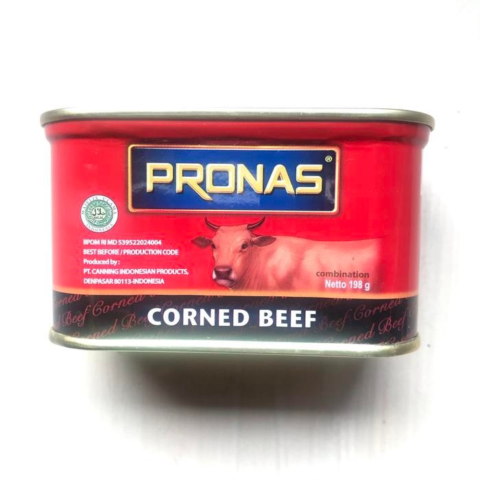 

Promo Pronas Kornet Sapi Kaleng 198gr 340gr Corned Beef Halal