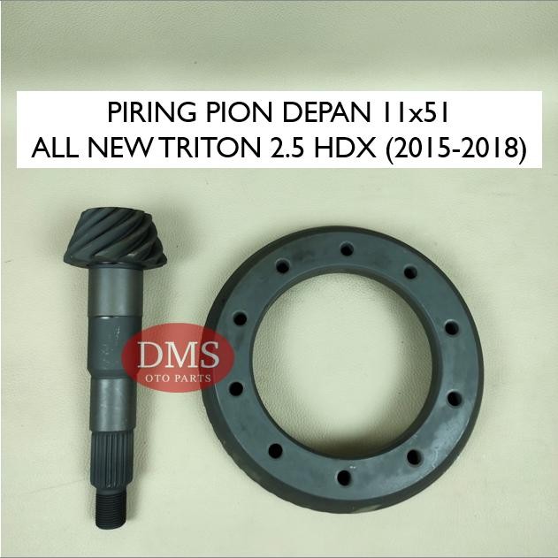 Terbaik Final Gear Crown All New Triton Hdx Gear Set Depan All New Triton Hdx