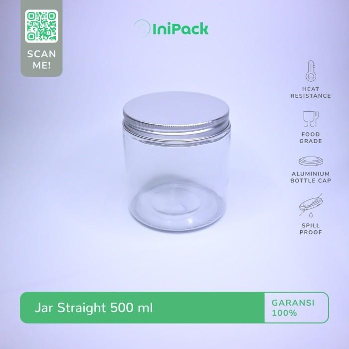 Toples Jar Kaca 500 ML / Botol Toples Kaca 500ML Per Dus