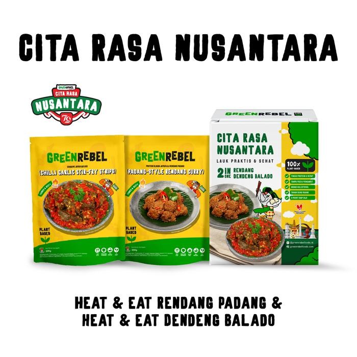 

Baru Green Rebel Cita Rasa Nusantara Bundling Heat Eat Rendang & Dendeng