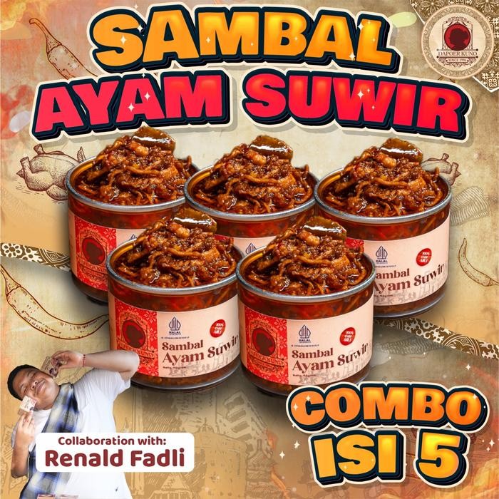 

Baru Sambal Ayam Suwir Dapoer Kuno x Renald Fadli 5x150gr
