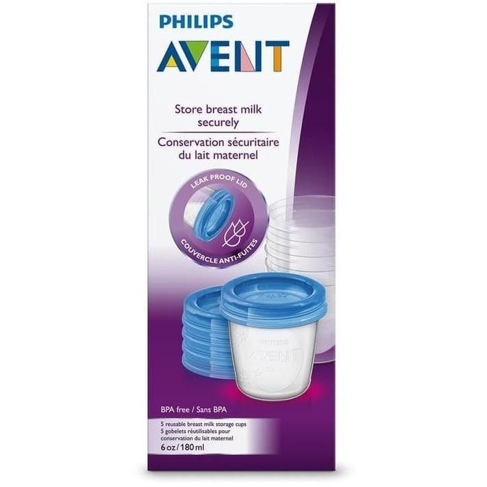 Philips Avent Breast Milk Storage Cupsa 180 Ml / Tempat Asi Refill