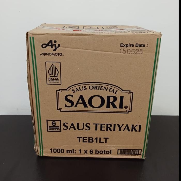 

SAORI Saus Oriental Teriyaki Botol 1 Liter / Karton 1000ml ( 1 x 6 botol )