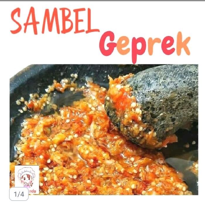 

Baru Sambal Geprek Pedas Siap Saji Halal By Koki Gendut