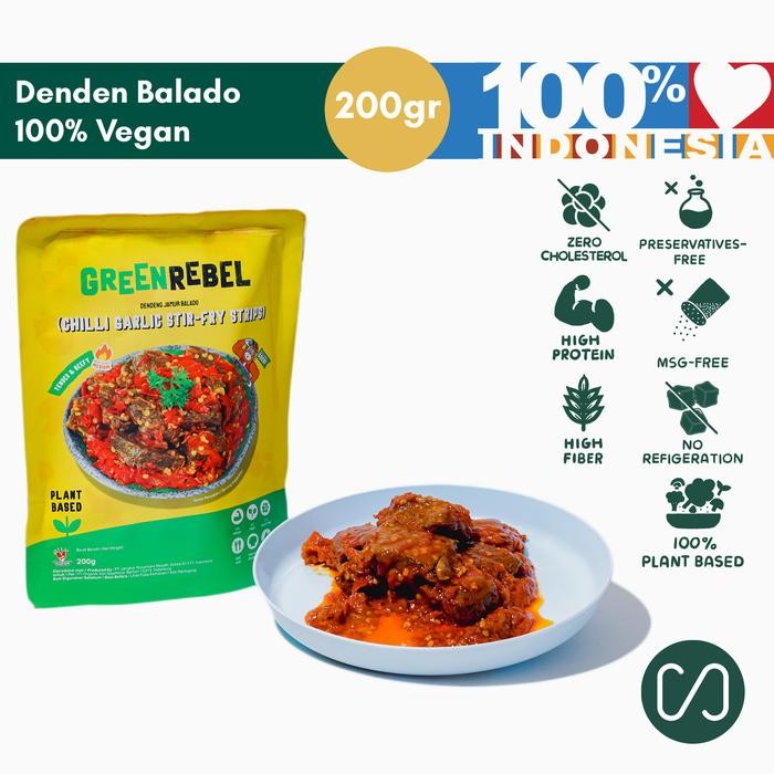 

Baru Dendeng Balado Siap Saji Green Rebel - Vegan