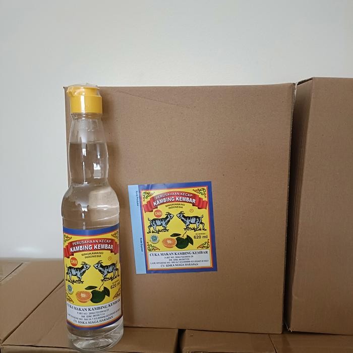 

Baru Cuka Makan Putih Cap Kambing Kembar 7% 12 Botol