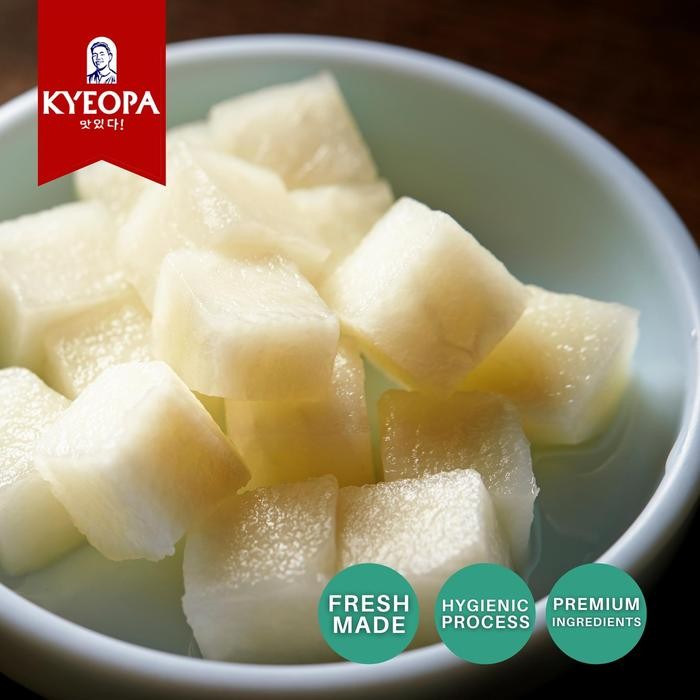 

Baru Kyeopa White Pickled Radish / Chicken-mu 250gr Halal