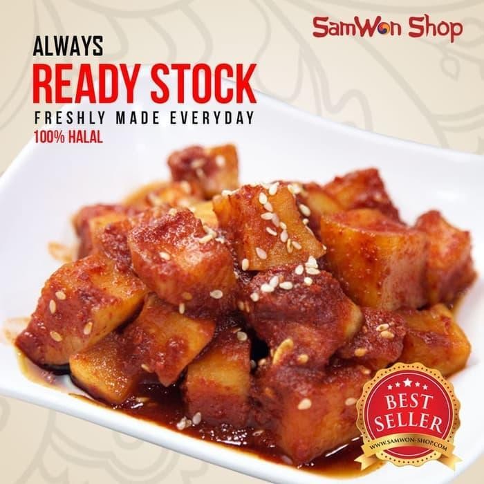 

Baru Kimchi Lobak Fresh Samwon 1kg Original Korean Food