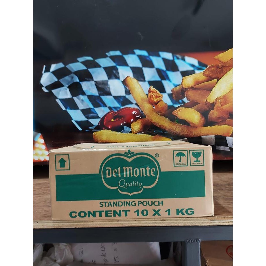 

Delmonte Saus Tomat 1 kg Standing Pouch - Kartonan isi 10