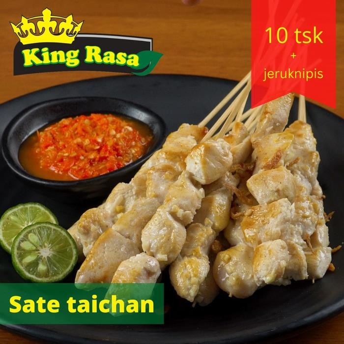 

Baru Sate Ayam Taichan Frozen 10 Tusuk King Rasa Pedas Enak