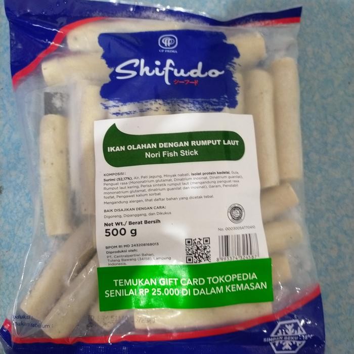 

Baru Shufudo Nori Fish Stick 500g - Snack Jepang