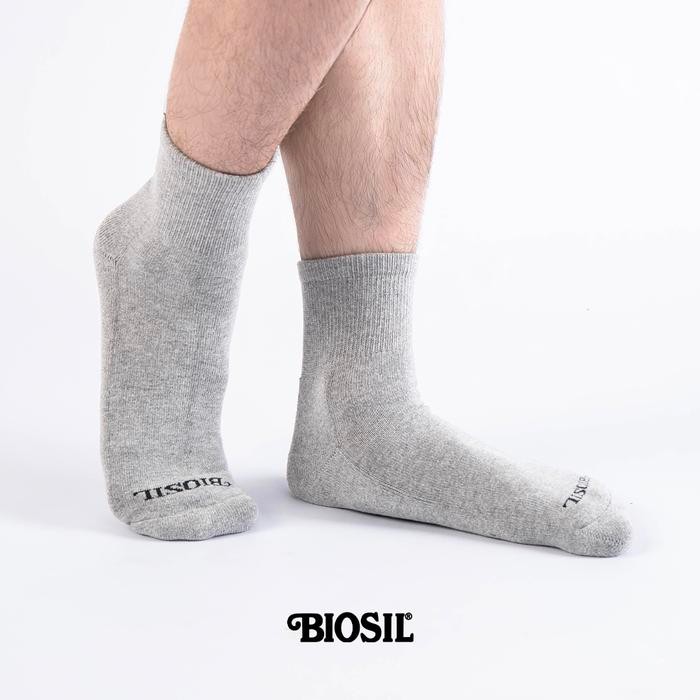 BIOSIL Men Sport Ankle Sock Anti Bacteria - (by MUNDO)