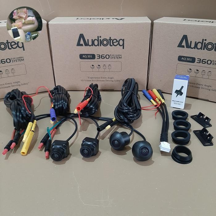 REAR CAMERA 360 DERAJAT UNIVERSAL KAMERA PARKIR MOBIL 360 DERAJAT