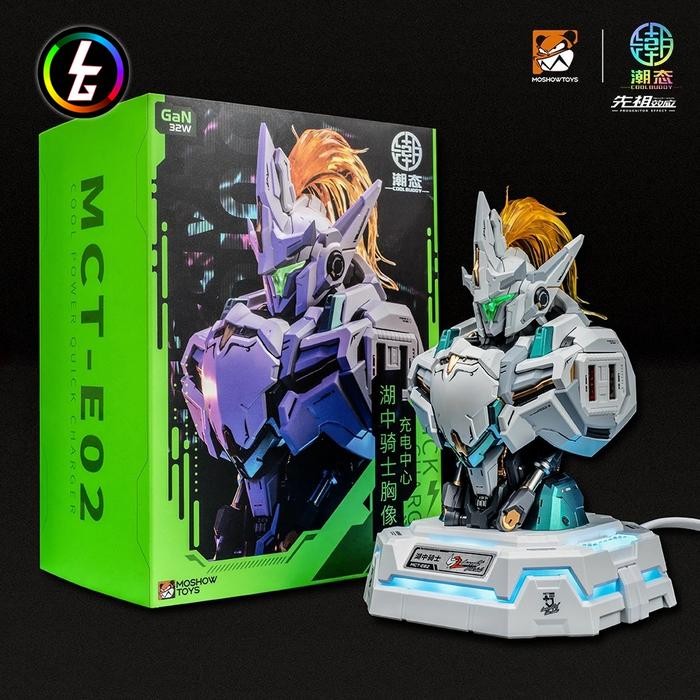 Tersedia Moshow Mct-E02 Lancelot Charger Robot Gundam Fast Charging