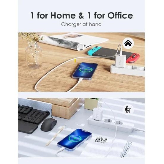 Tersedia Oraimo 20W Pd Powercube Charger Type-C Fast Charging Ocw-E106S+Cc54