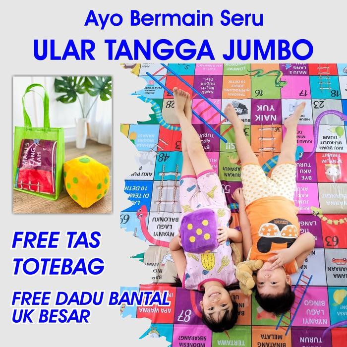 Permainan Anak Ular Tangga Jumbo