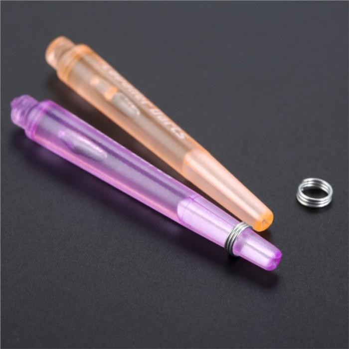 12Pcs 45Mm/35Mm Plastic Darts Shafts 4.5Mm Screw Thread Transparent Dart Stems With Stainless Steel