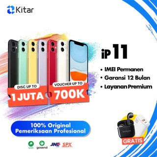 iPhone 11 ex iBox Beacukai IMEI Permanen Garansi 12 Bln 100% Original Second iPhone FULLSET 64GB 128