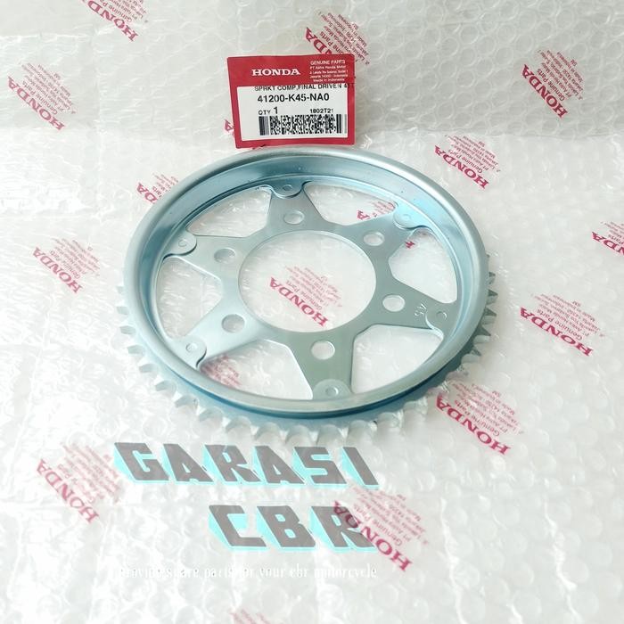 SPROCKET FINAL DRIVEN 45T CBR 150R K45N K45R - GEAR BELAKANG CBR 150R