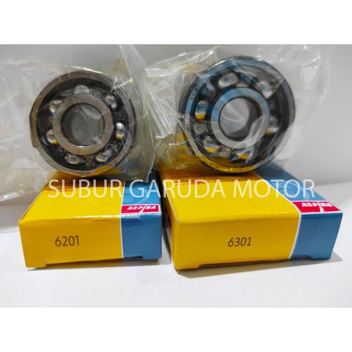 LAHER SKF ASPIRA 6201 6301 RODA BELAKANG SUPRA X 125 REVO ABS BLADE