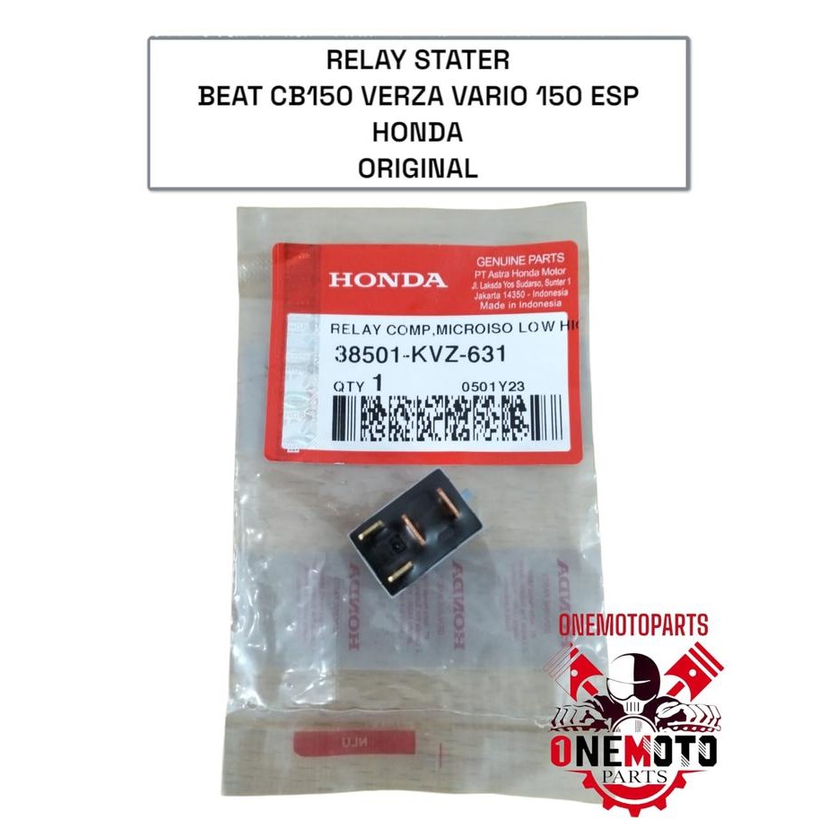 RELAY STATER BEAT CB150 VERZA VARIO 150 ESP HONDA 38501-KVZ-631 ORI