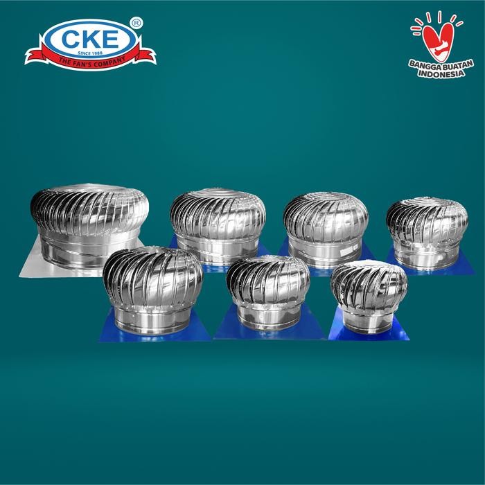 Turbin Ventilator 20 Inch Turbine Roof Ventilasi Atap Rumah Pabrik 20"