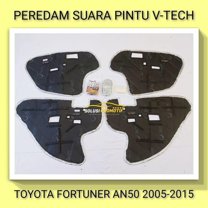 TOYOTA FORTUNER 2005-2015 Peredam Suara Pintu Aksesoris Mobil VTECH