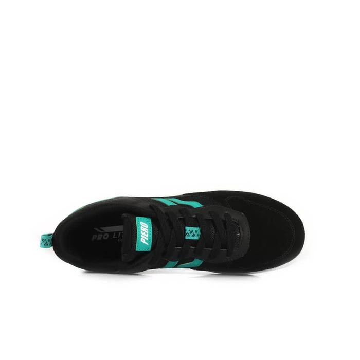 Sepatu Casual Sneakers Piero Jorge - Black Teal White (terlaris) (terbaik) (termurah)